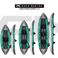 AQUA MARINA - Двуместен надуваем каяк с надуваемо дъно Laxo - 3.20 m